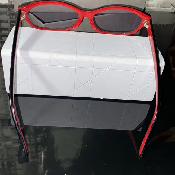 Authentic Christian Dior Logo Cannage Eyewear Sunglasses w/Lens - Picture 6 of 13